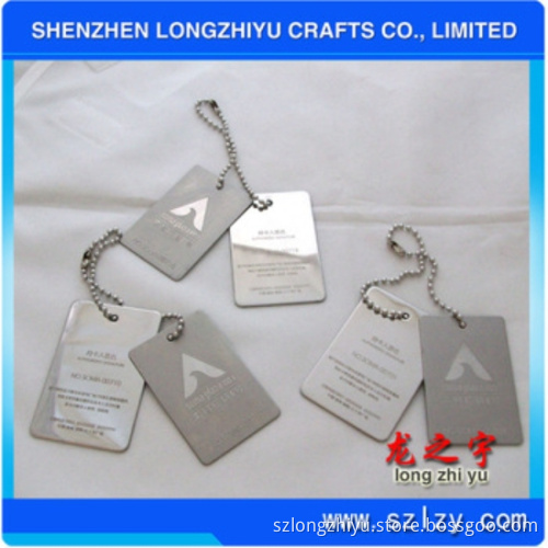 Engrave Dog Tag Die Casting Stainless Steel Dog Tags for Sale